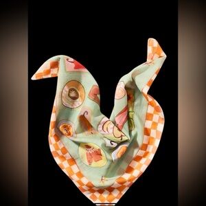 Stylish Orange and Green Scarf